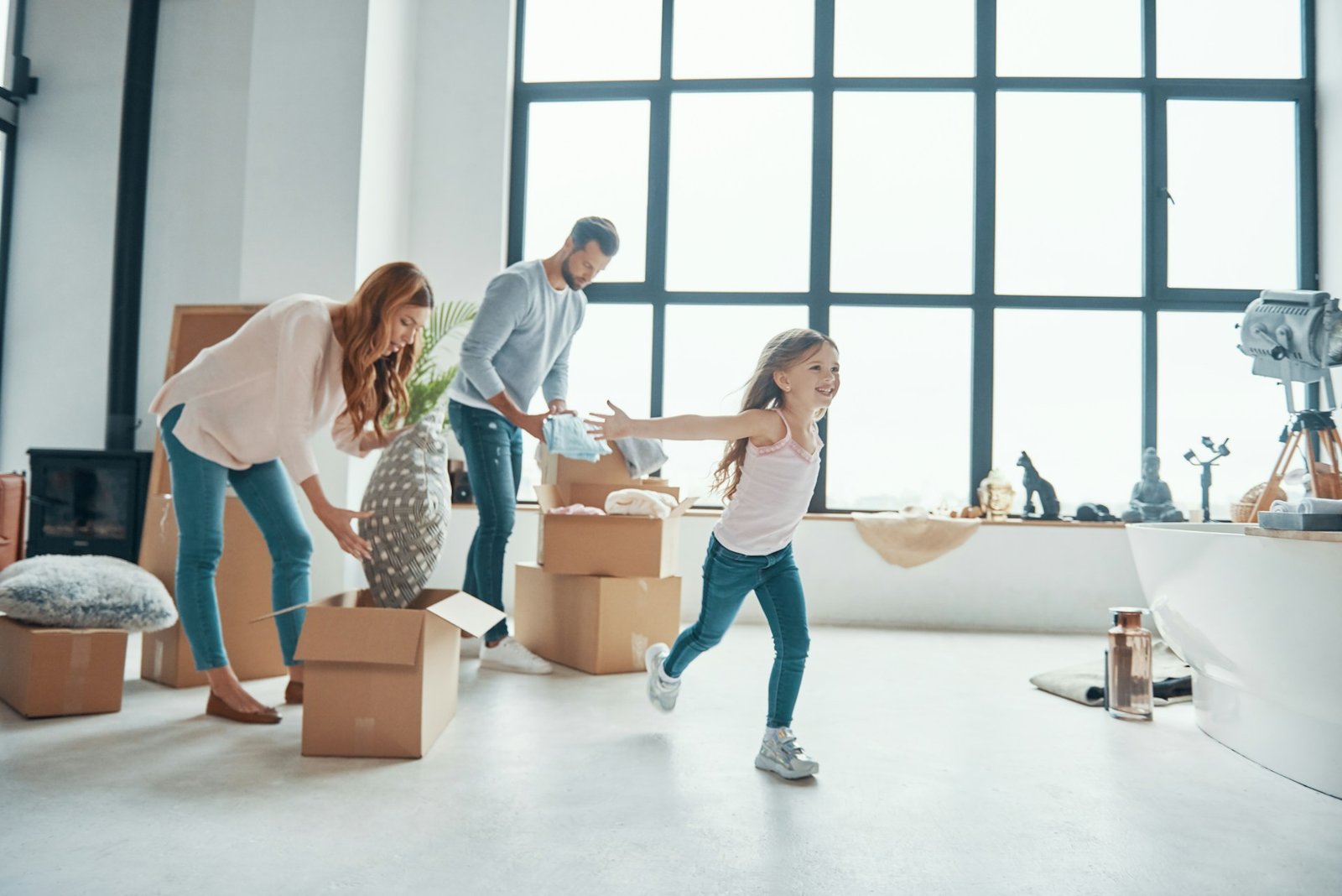 kids after moving