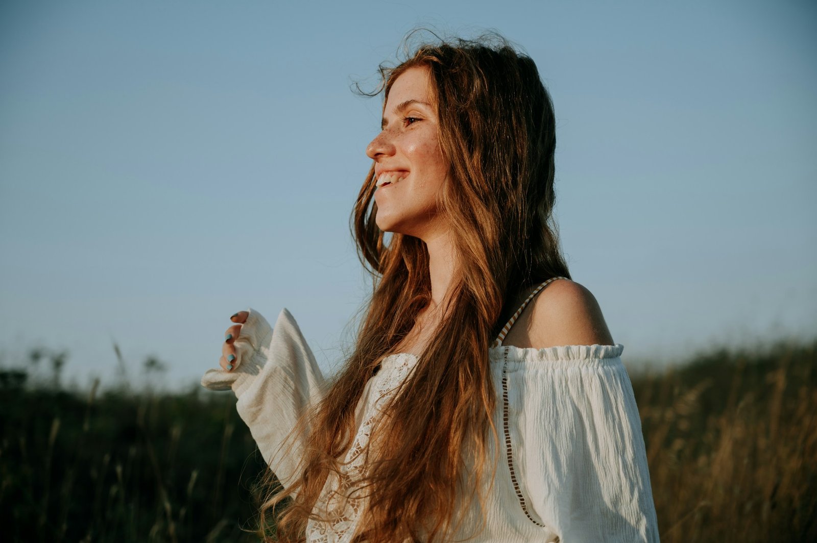 woman happy